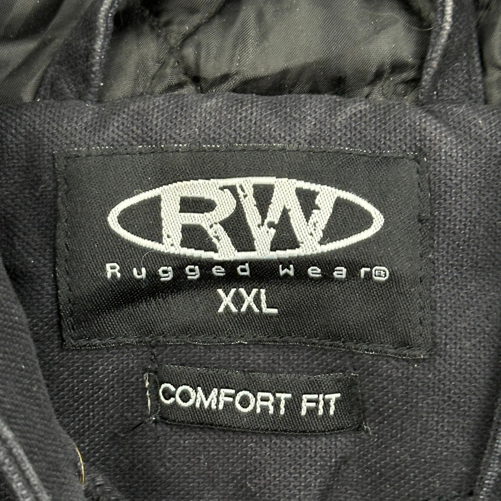 Rugged Wear Workwear Jacket - 2XL Black Cotton