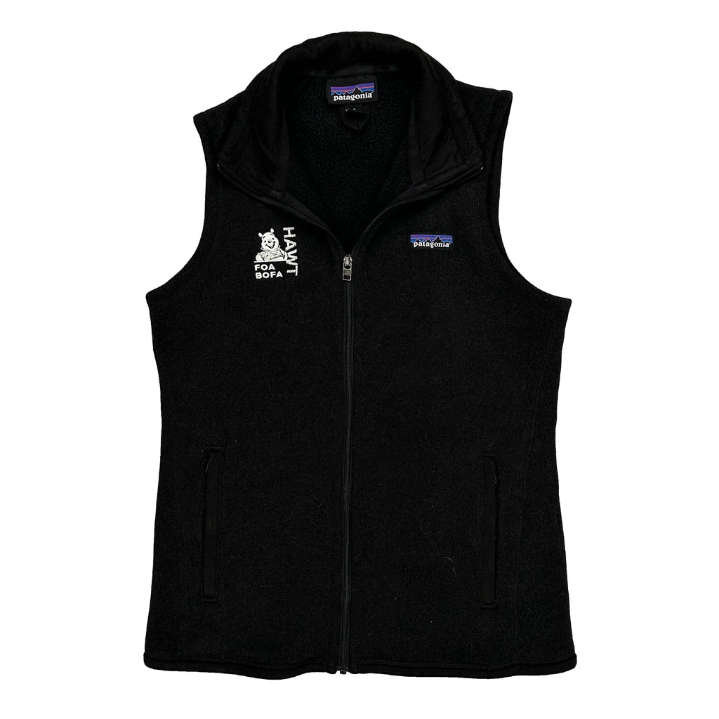 Patagonia Fleece Vest - Small Black Polyester
