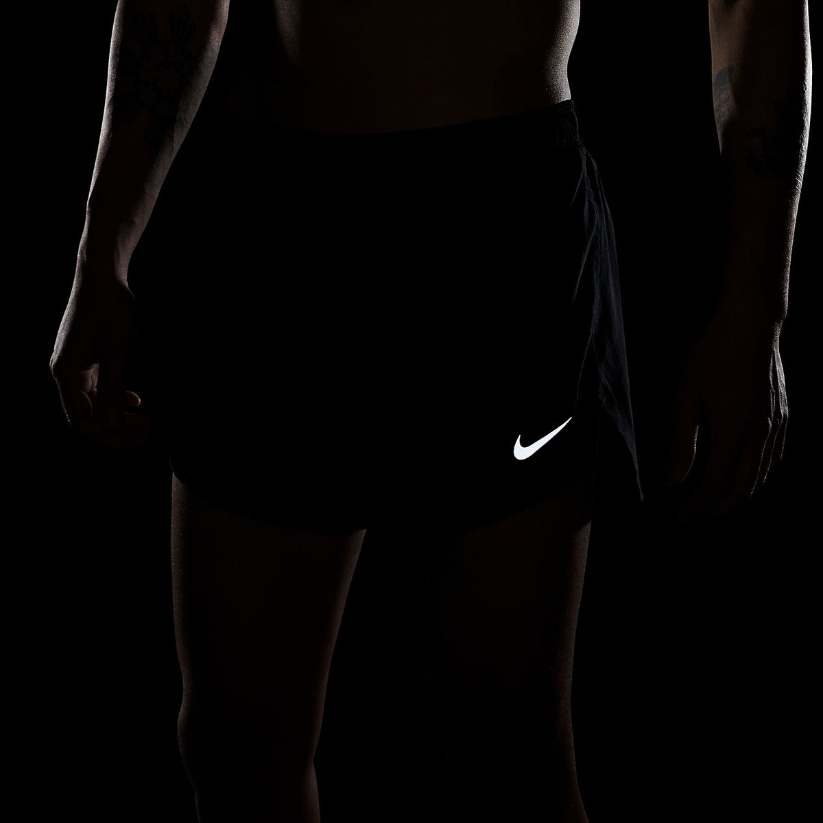 Nike Fast 4in Pantaloncini Black/Reflect Silver