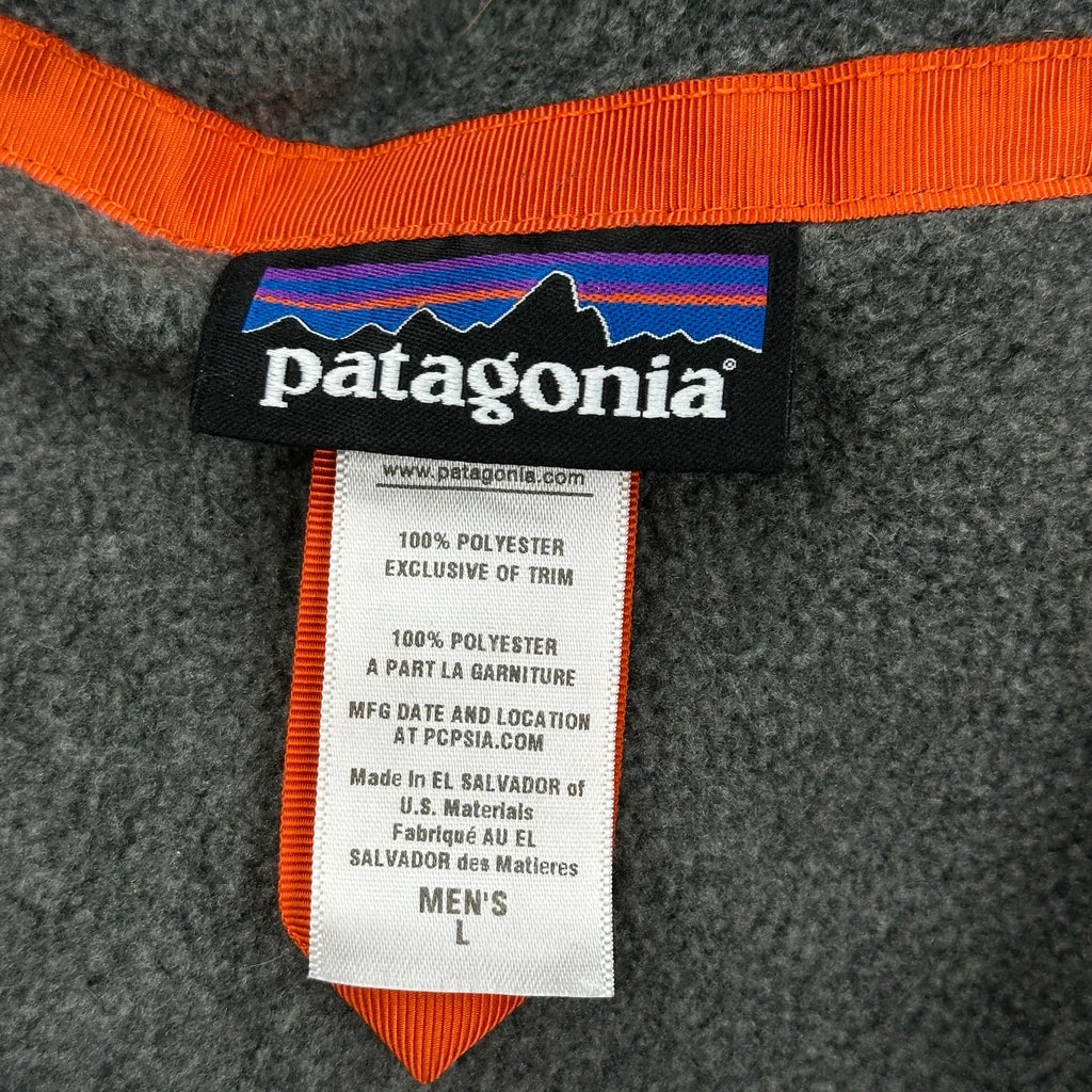 Patagonia Fleece Vest - Large Gray Polyester