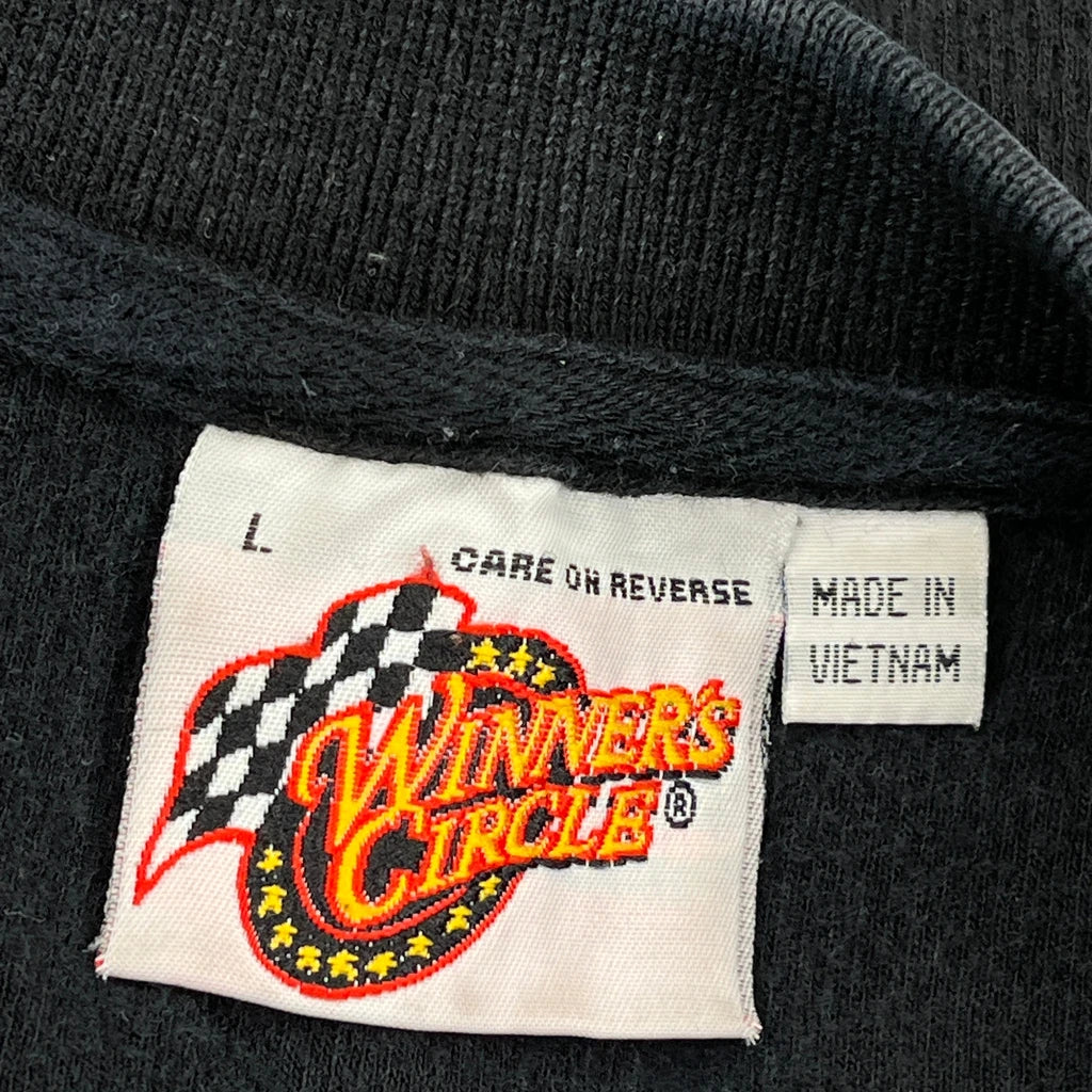 3 Time Champion Winners Circle Polo Shirt - Large Black Cotton