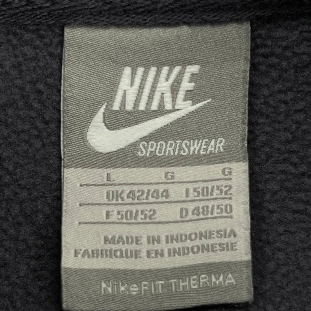 Nike Fleece Jacket - Large Gray Polyester