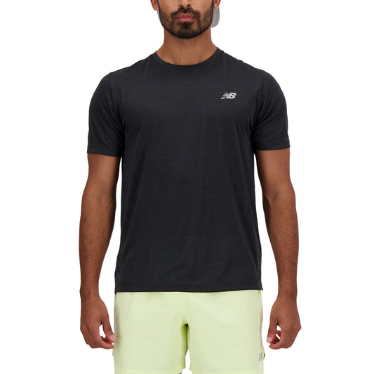 New Balance Athletics Run Maglietta Black
