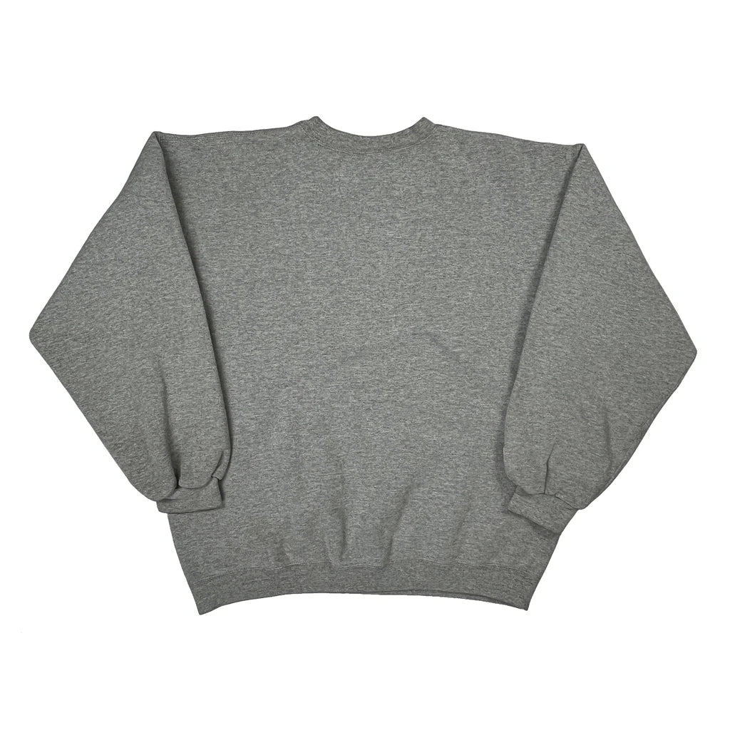 90S Tampa Bay Buccaneers Adidas Nfl Graphic Sweatshirt - Medium Gray Cotton Blend