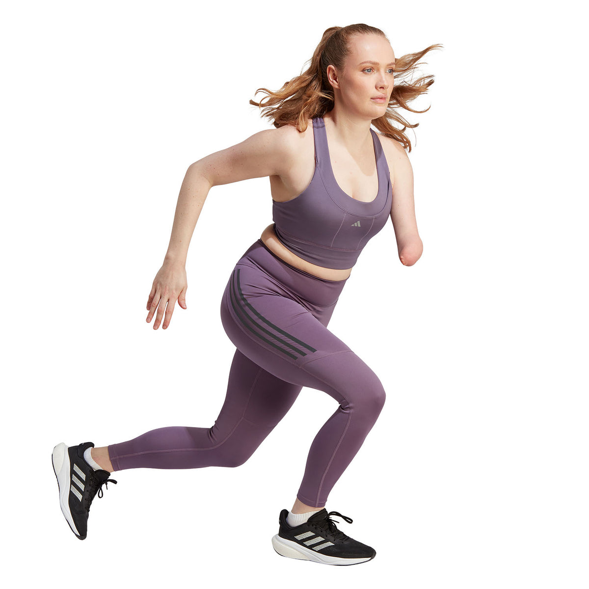 adidas Dailyrun 3S 7/8 Tights Shadow Violet