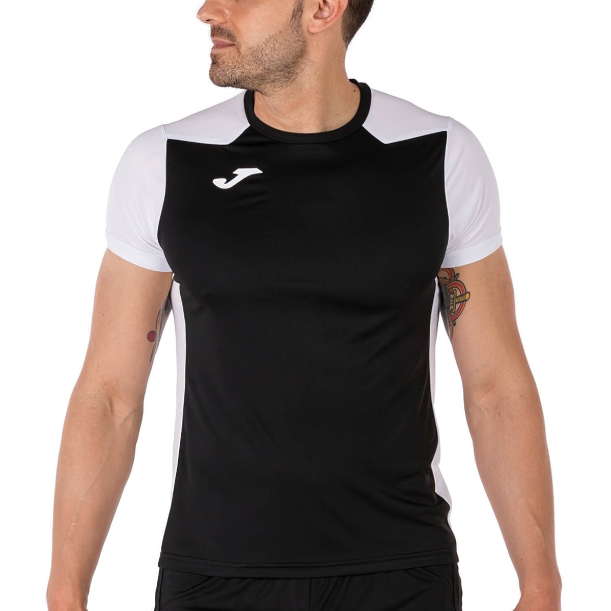 Joma Record II Maglietta Black/White