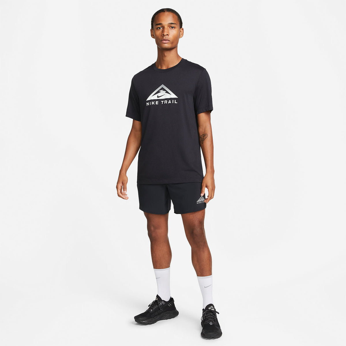 Nike Dri-FIT Second Sunrise 7in Pantaloncini Black/Dark Smoke Grey/White