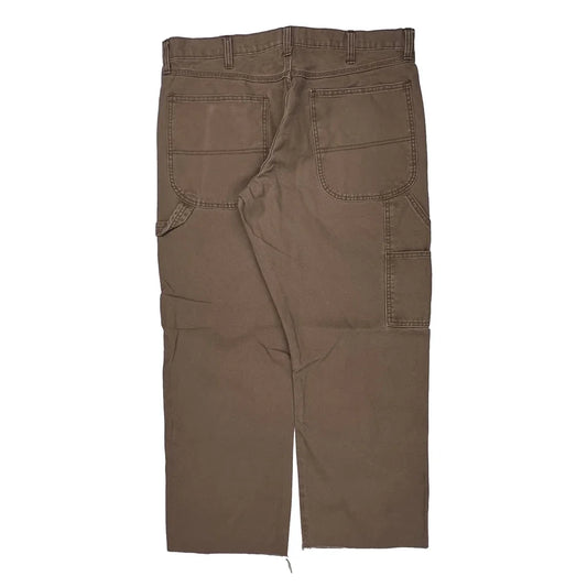 Dickies Carpenter Pants - 36W 28L Brown Cotton
