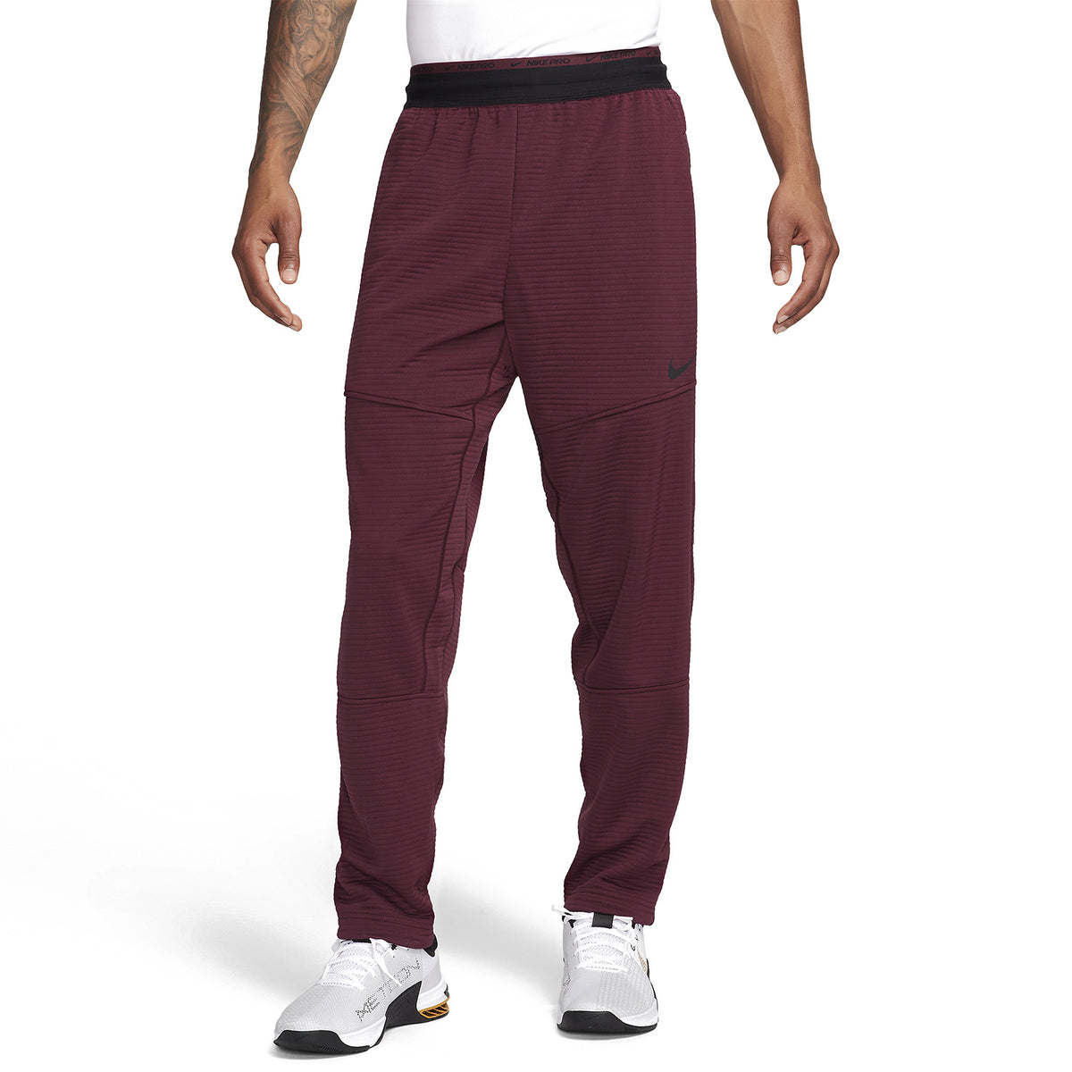 Nike Dri-FIT Pro Pantaloni Night Maroon/Black