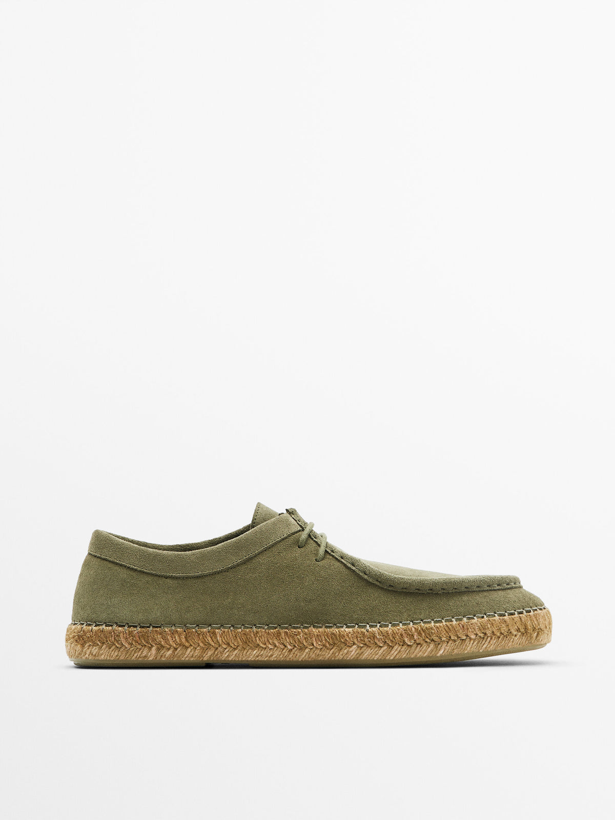 Zapato yute serraje verde - BOTELLA