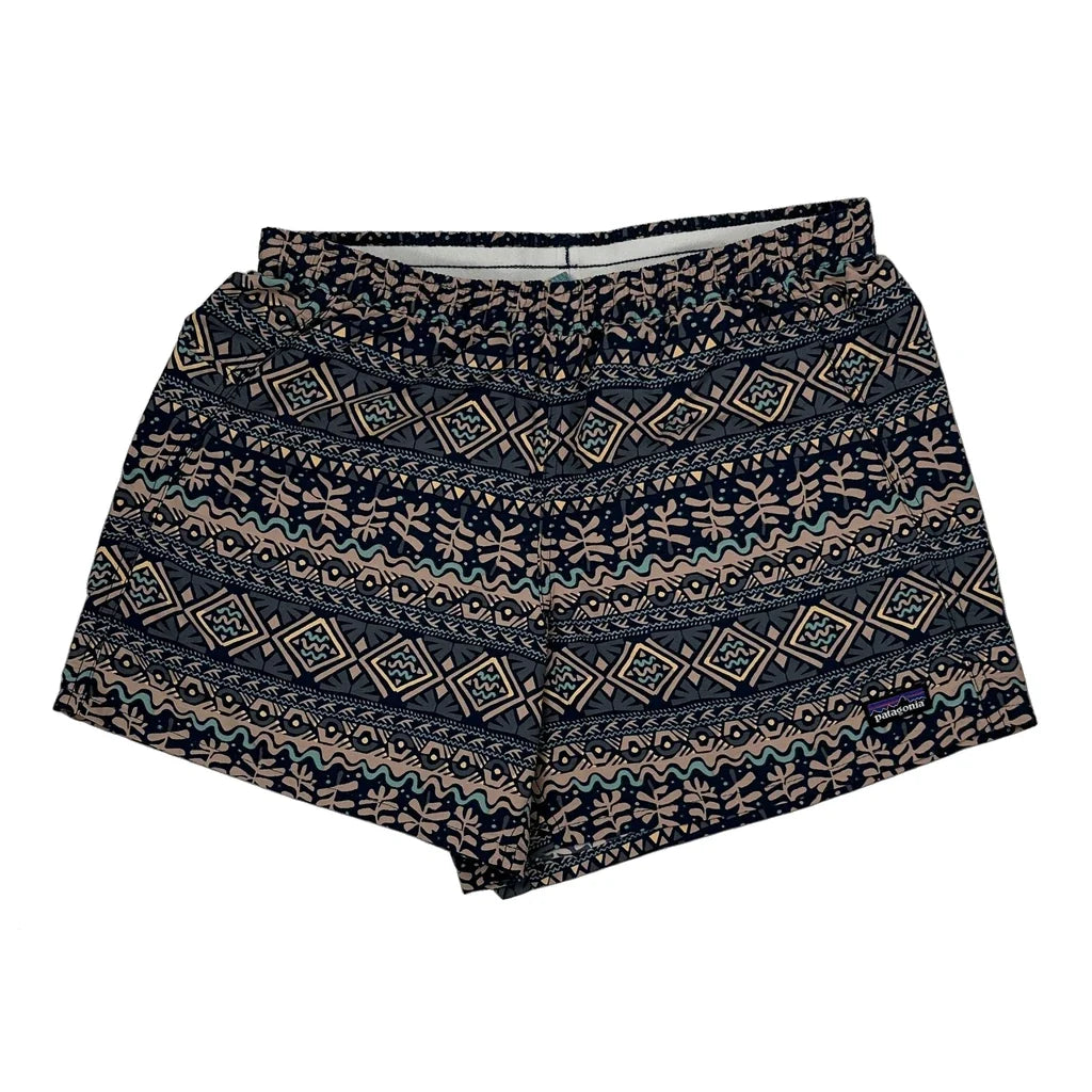 Patagonia Aztec Tennis Style Shorts - Small Multicoloured Polyester