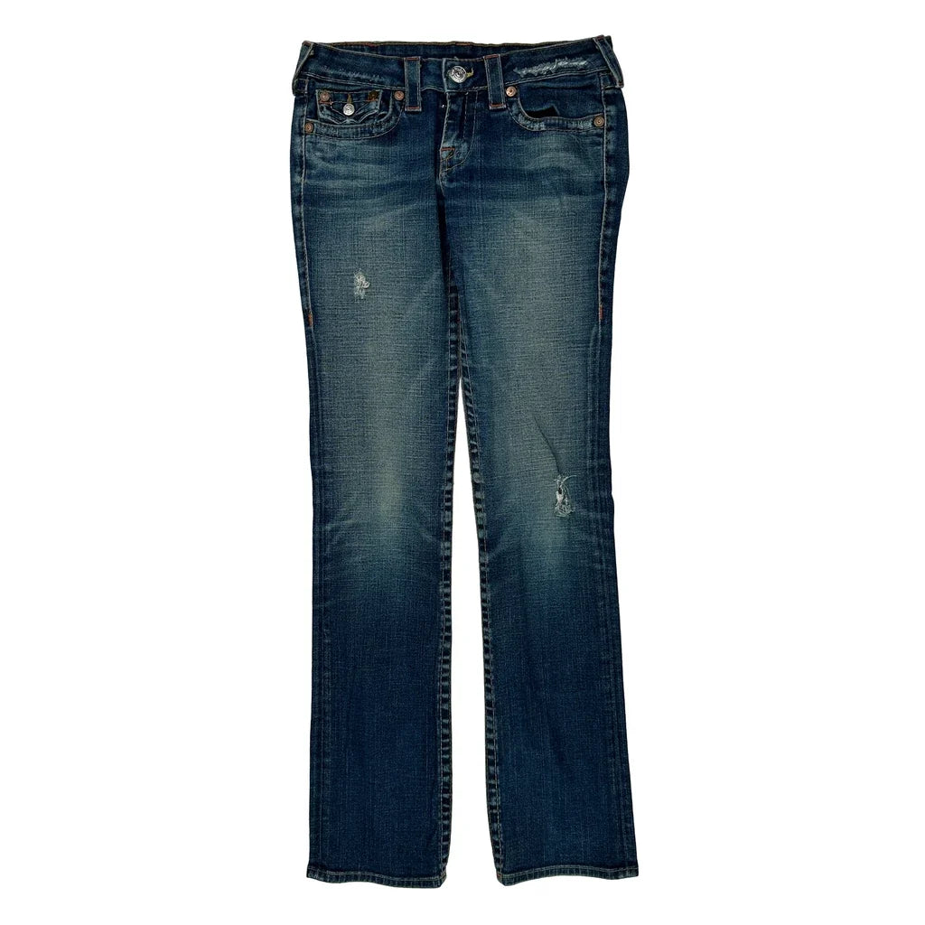 True Religion Slim Fit Jeans - 28W US 2 Dark Wash Denim