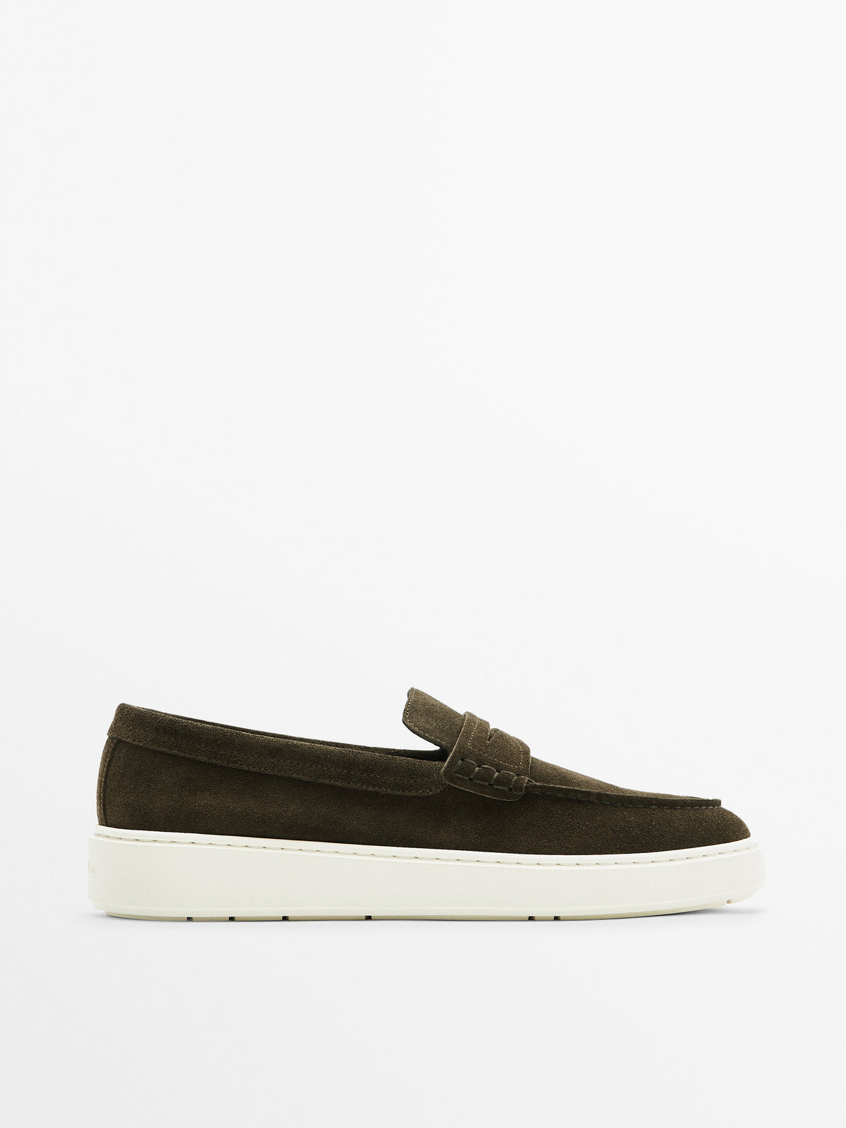 Mocasín soft serraje antifaz - KAKI