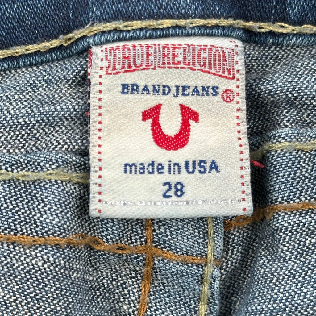 True Religion Slim Fit Jeans - 28W US 2 Dark Wash Denim
