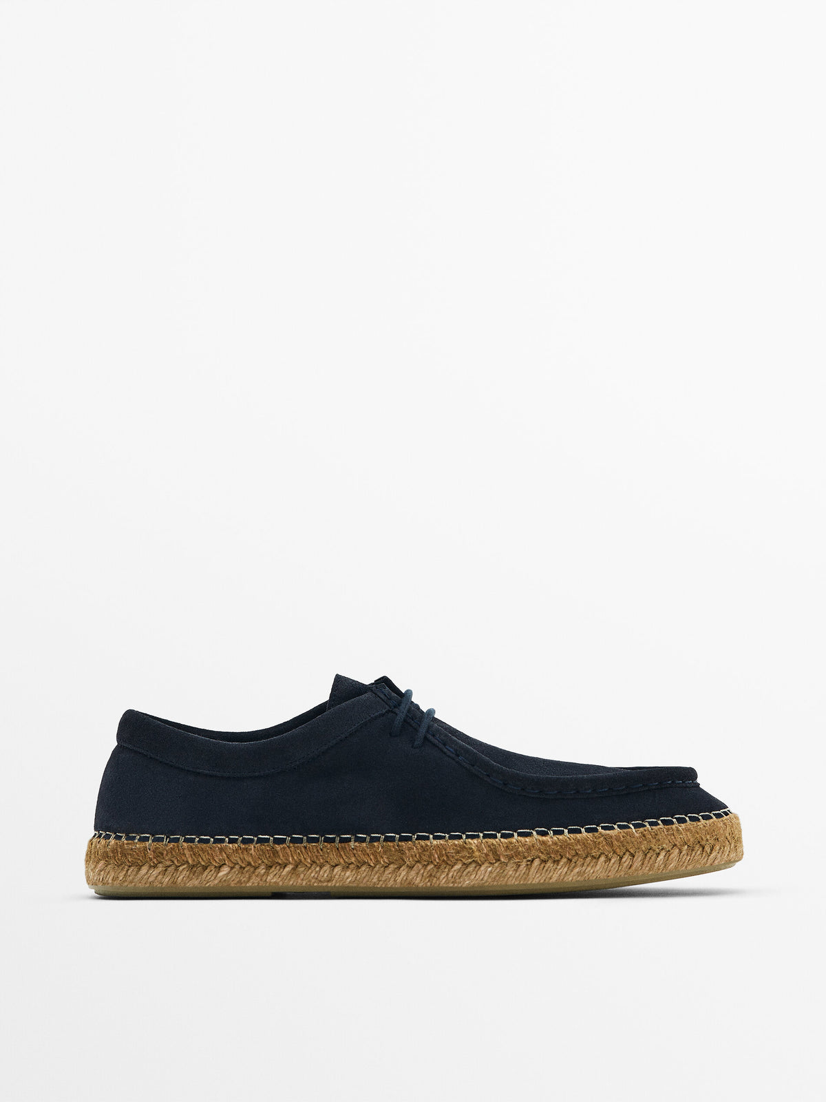Zapato yute serraje azul - AZUL