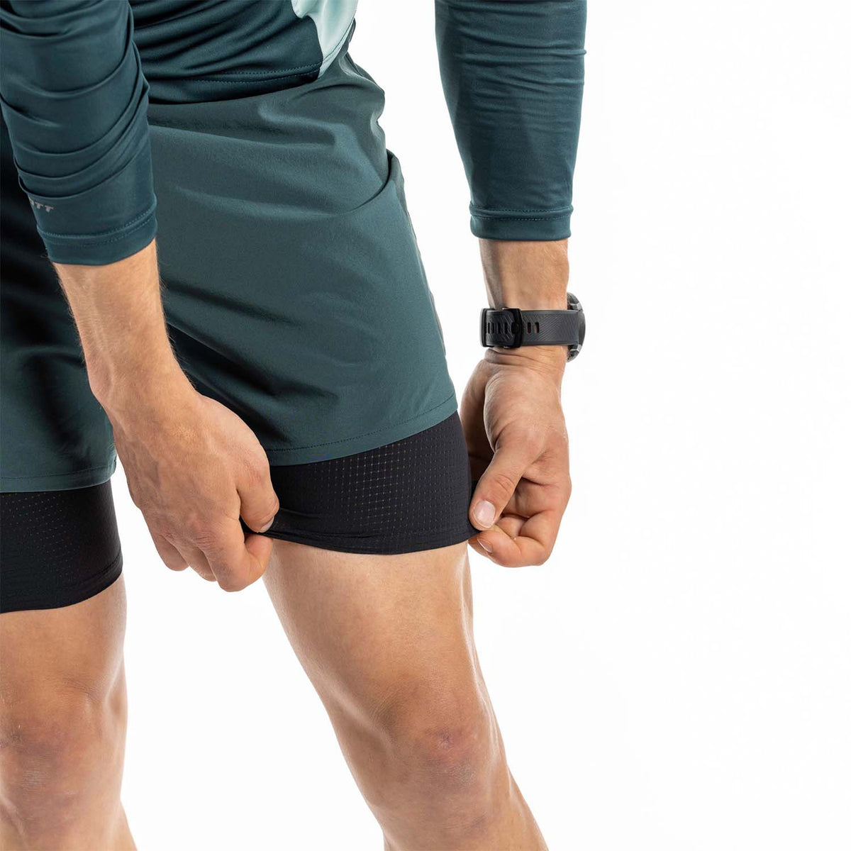 Scott Hybrid Endurance 4in Pantaloncini Aruba Green/Black