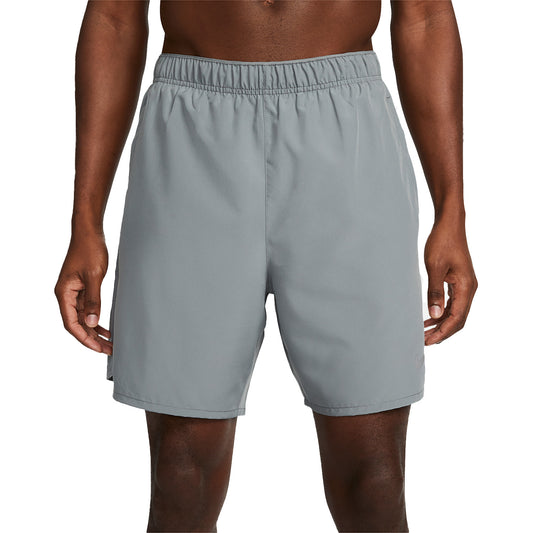 Nike Challenger 2 in 1 7in Pantaloncini Smoke Grey/Dark Smoke Grey/Reflective Silver