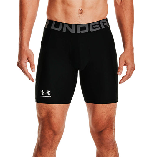 Under Armour HeatGear Calzamaglia Corta Black/Pitch Gray