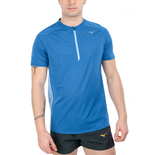 Mizuno Trail Maglietta Federal Blue/Cerulean