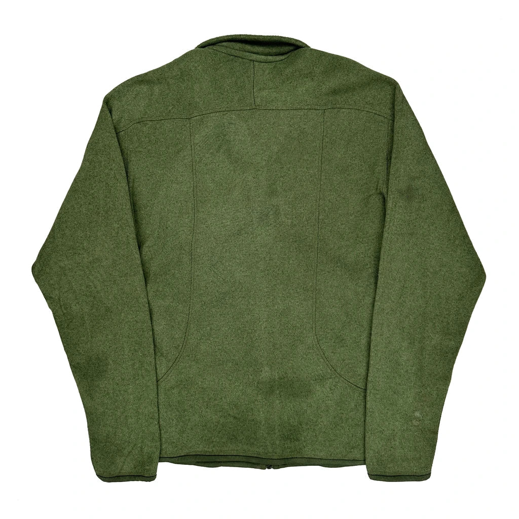 Patagonia Fleece Jacket - Large Green Polyester