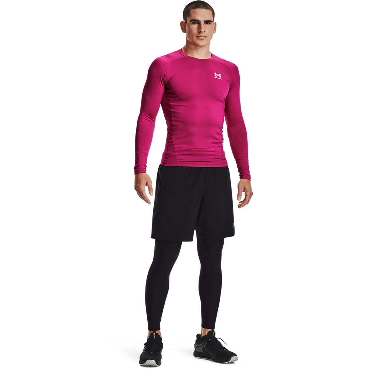 Under Armour HeatGear Calzamaglia Black/White