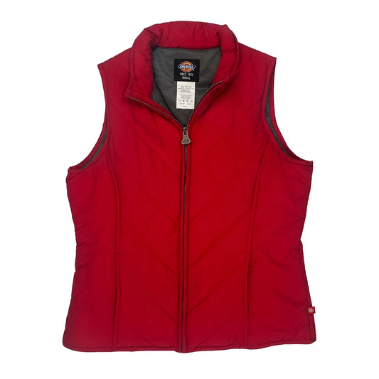 Dickies Vest - Small Red Nylon