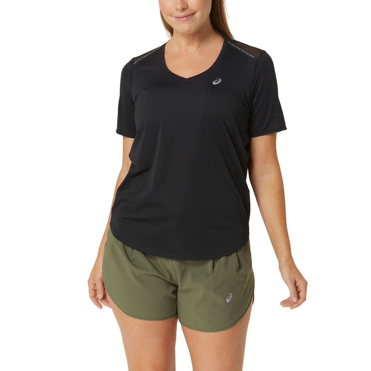 Asics Road Crew Maglietta Performance Black