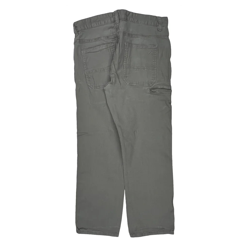 Ridge Cut Carpenter Pants - 34W 30L Gray Cotton