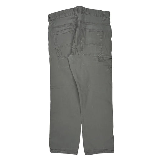 Ridge Cut Carpenter Pants - 34W 30L Gray Cotton