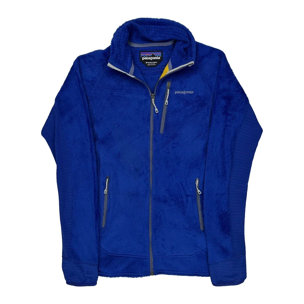 Patagonia Fleece Jacket - Medium Blue Polyester