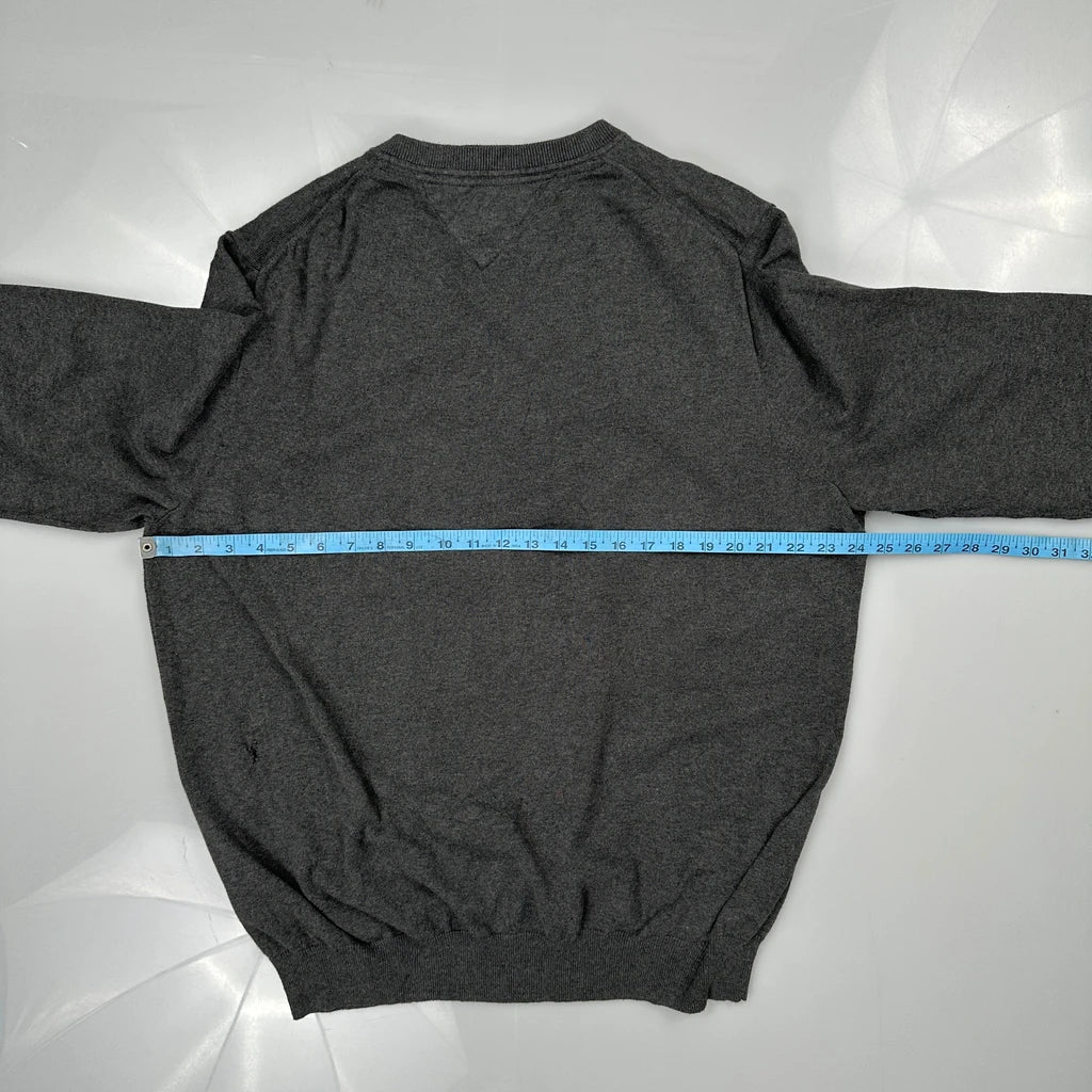Tommy Hilfiger Sweater - XL Gray Cotton
