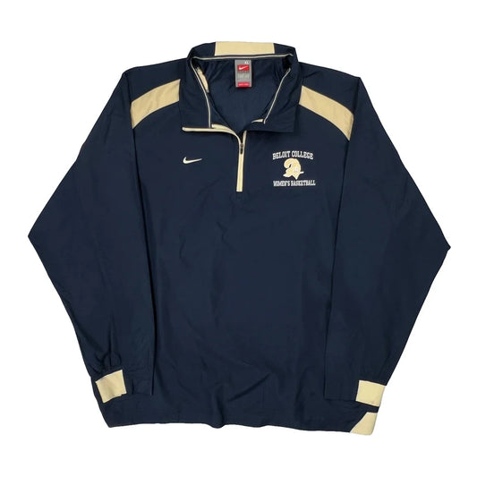 Beloit College Women'S Basketball Nike College Windbreaker - XL Navy Polyester