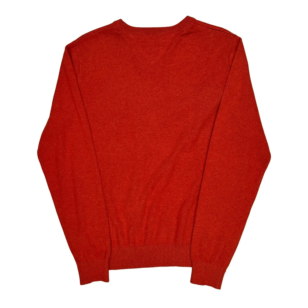 Tommy Hilfiger Sweater - Medium Red Cotton