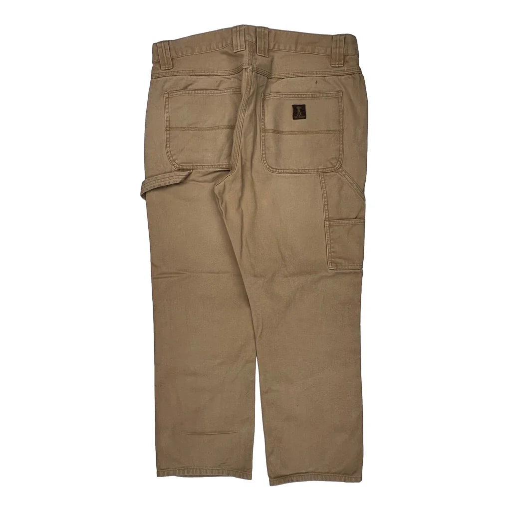 Unbranded Carpenter Pants - 36W 29L Beige Cotton