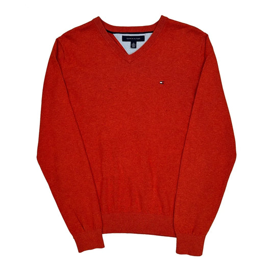 Tommy Hilfiger Sweater - Medium Red Cotton