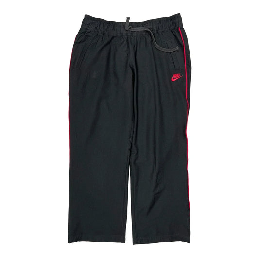 Nike Track Pants - Large Black Polyester