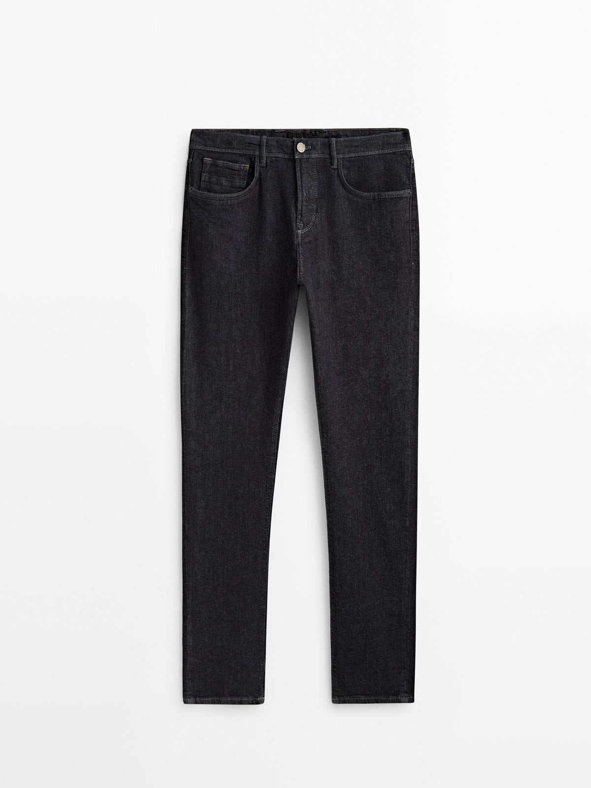 Pantalón vaquero desencolado slim fit - INDIGO