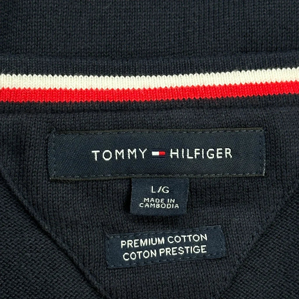 Tommy Hilfiger Sweater - Large Navy Cotton