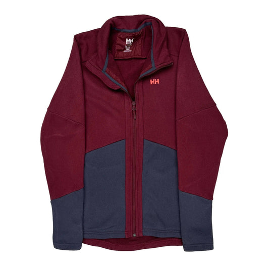 Helly Hansen Fleece Jacket - XL Burgundy Polyester