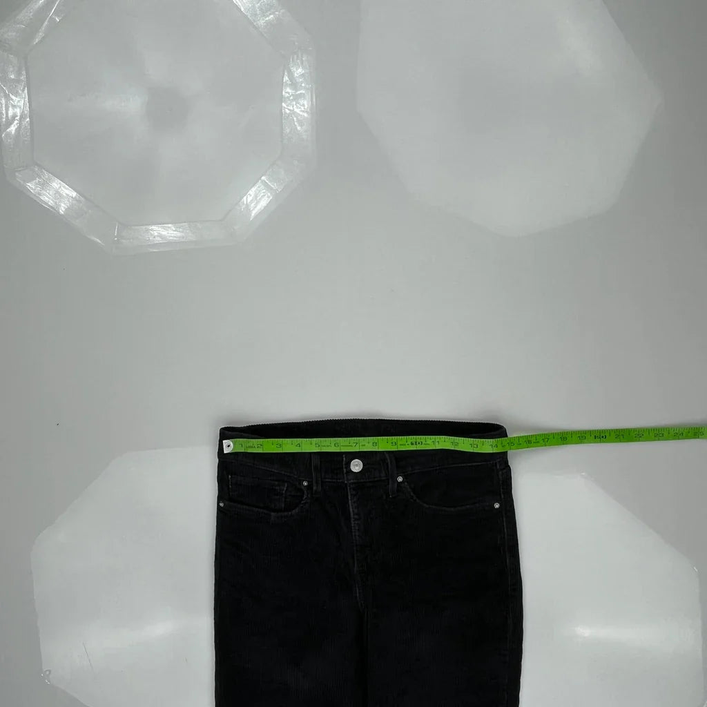 Levis Boot Cut Cord Pants - 29″ Waist Black Cotton