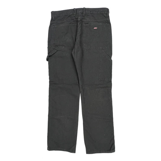 Dickies Carpenter Pants - 33W 32L Black Cotton