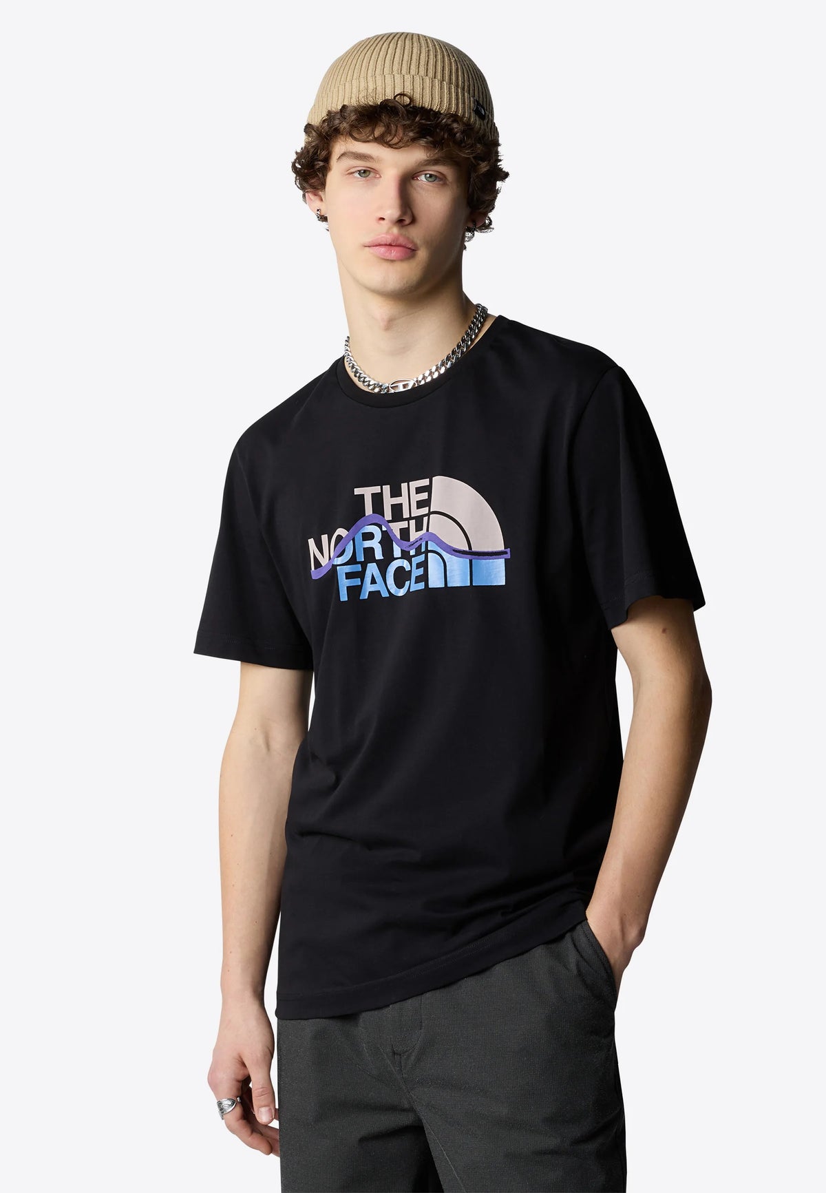The North Face MOUNTAIN- T-shirt con stampa