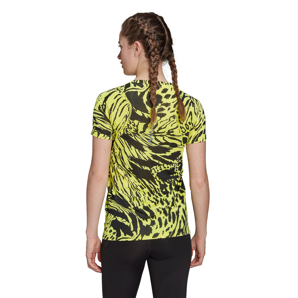 adidas Fast Printed Maglietta Beam Yellow/Black