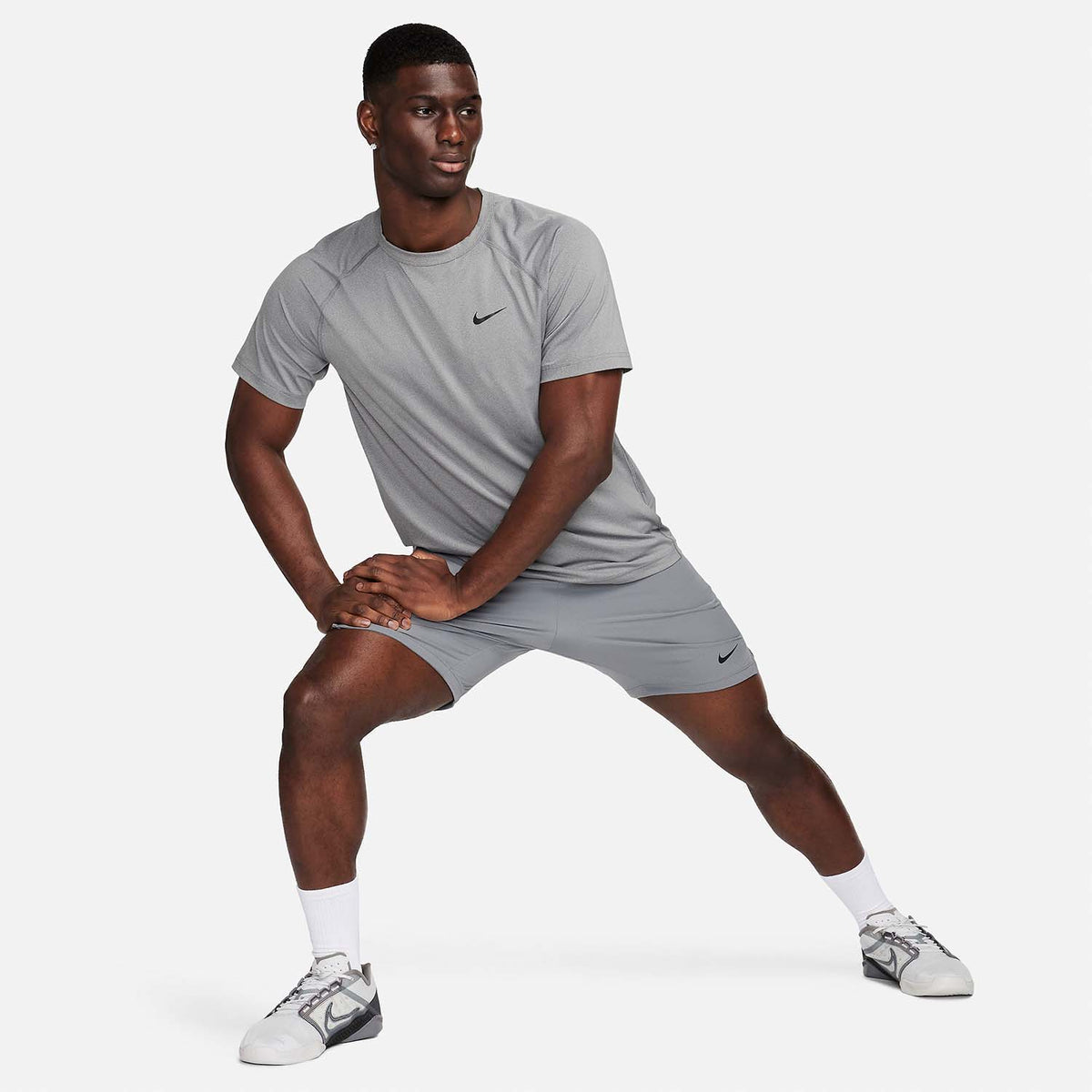 Nike Flex Rep 7in Pantaloncini Smoke Grey/Black