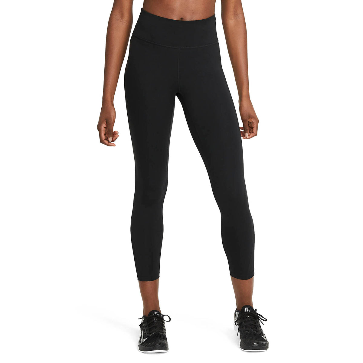 Nike One Mid Rise 7/8 Tights Black/White