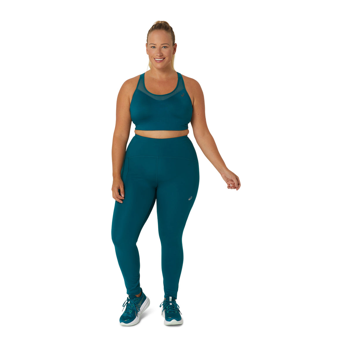 Asics Accelerate Reggiseno Sportivo Rich Teal