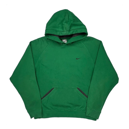 Nike Hoodie - Medium Green Cotton