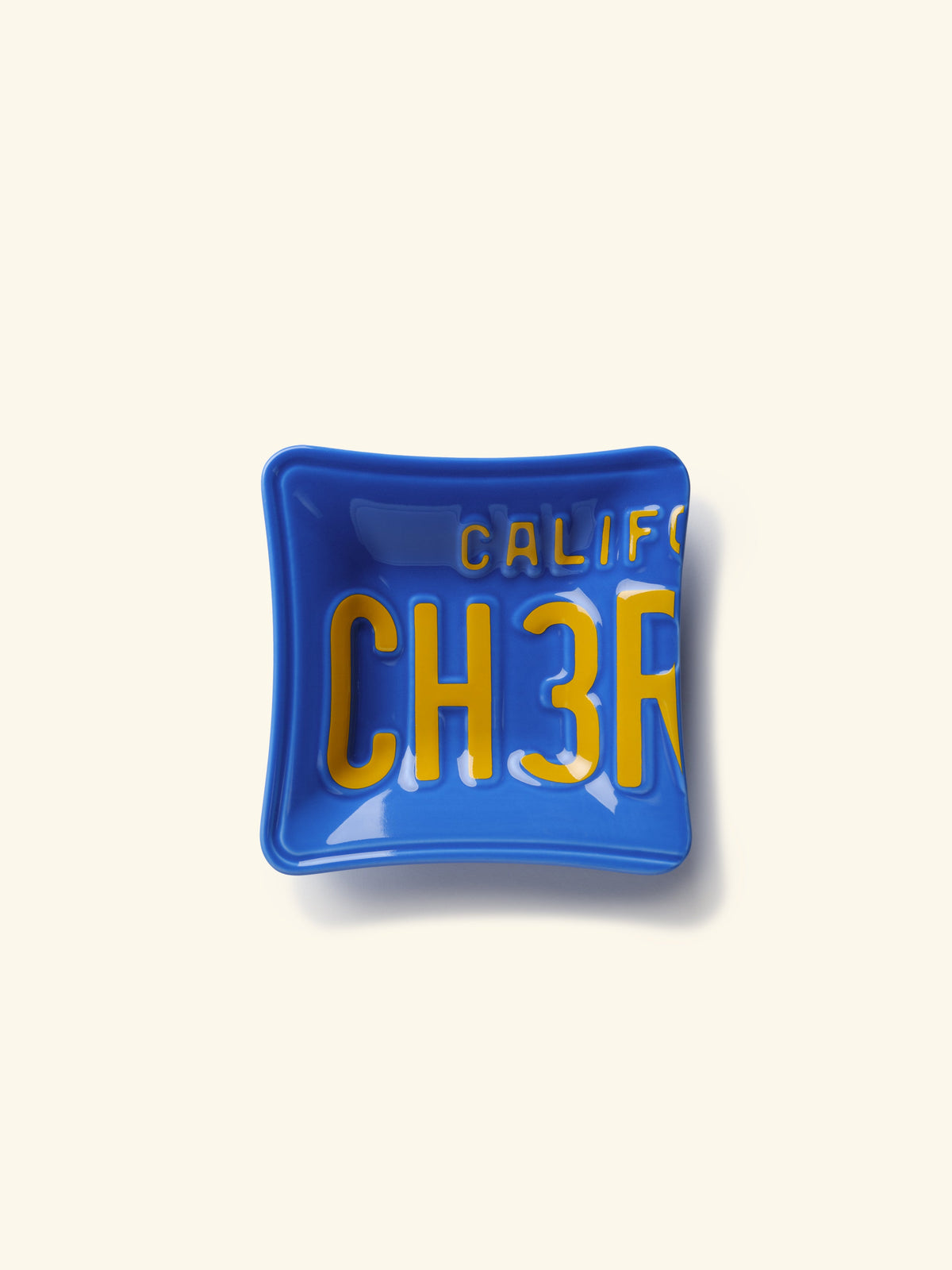 California License Plate Tray (Blue)