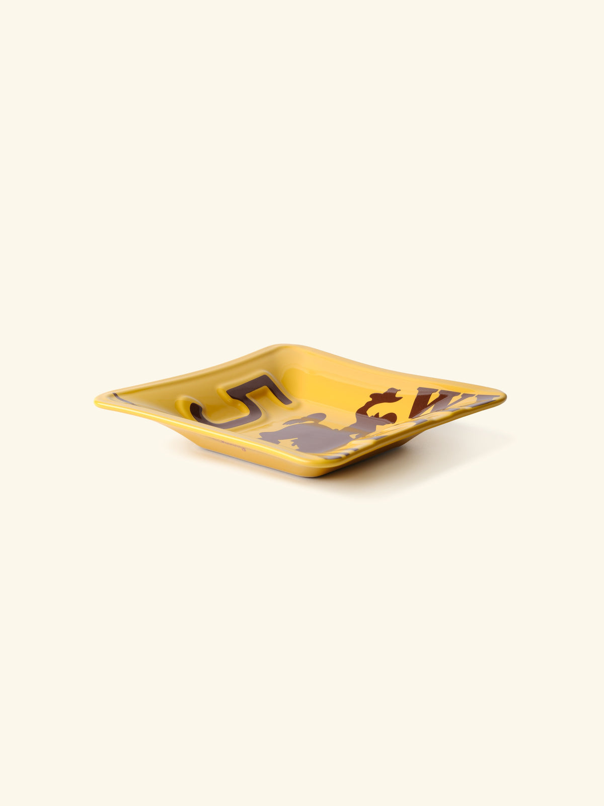 Cowboy License Plate Tray (Yellow)