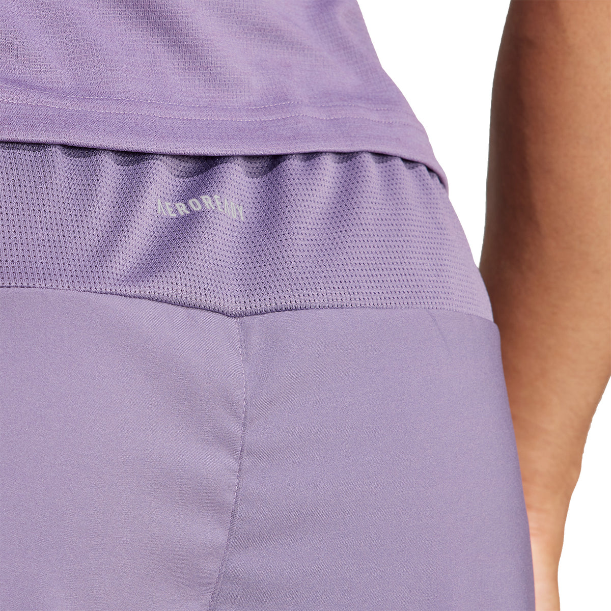 adidas HIIT 3 Stripes 7in Pantaloncini Shadow Violet